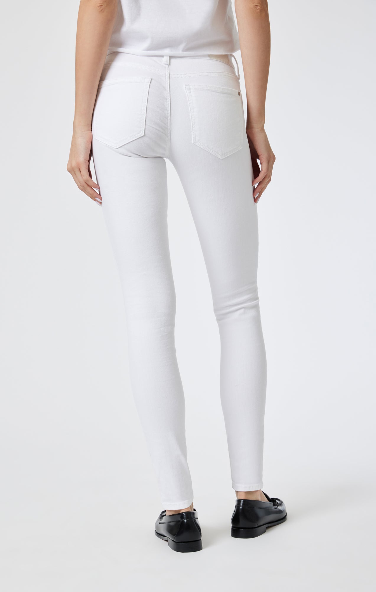 ALEXA SKINNY IN WHITE FEATHER BLUE - Mavi Jeans
