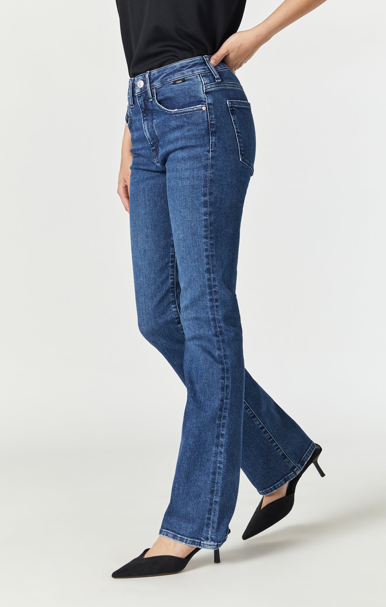 MARIA FLARE JEANS IN MID FLEX BLUE - Mavi Jeans