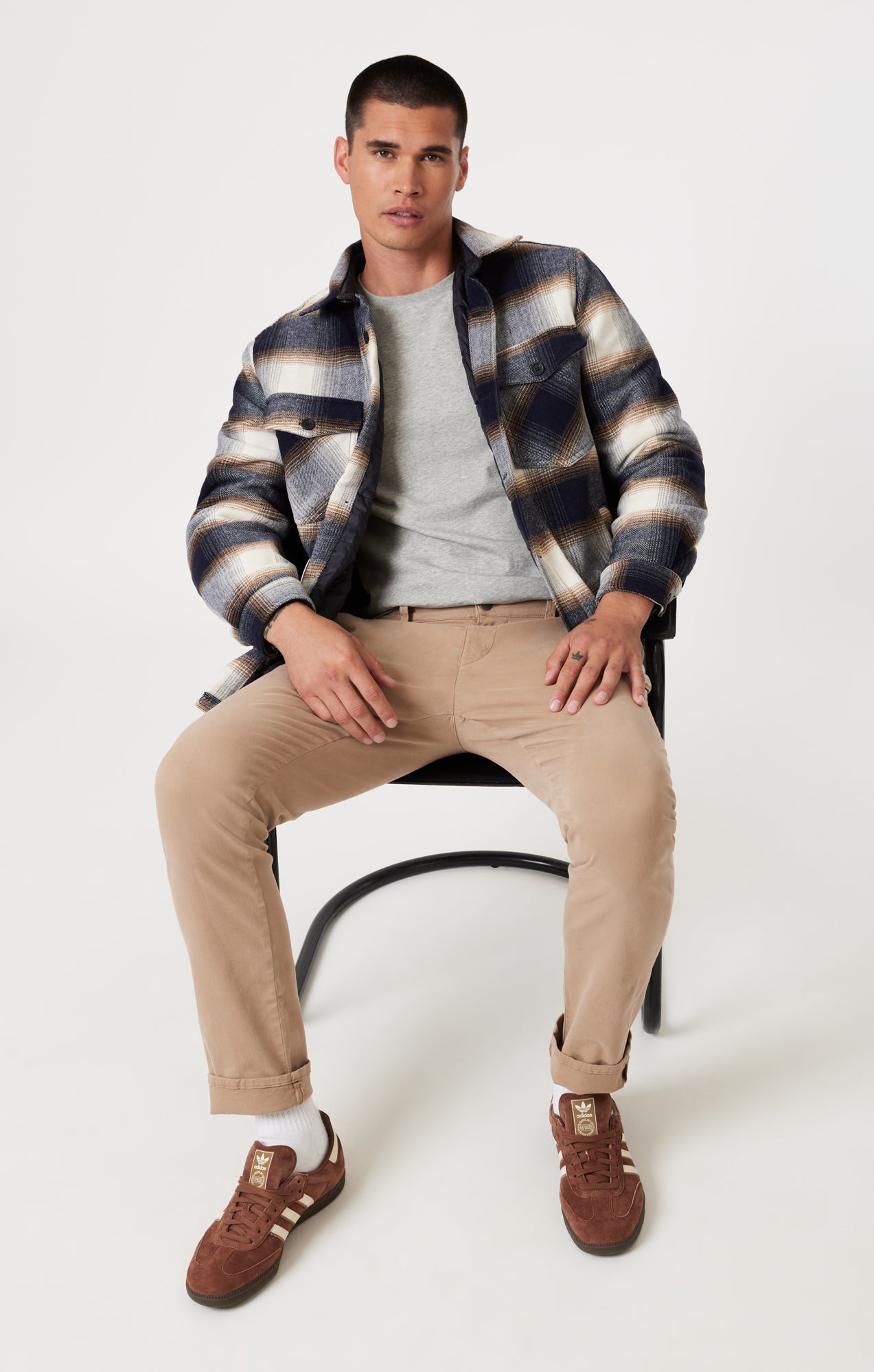 JOHNNY SLIM CHINO IN SAND CASUAL TWILL - Mavi Jeans