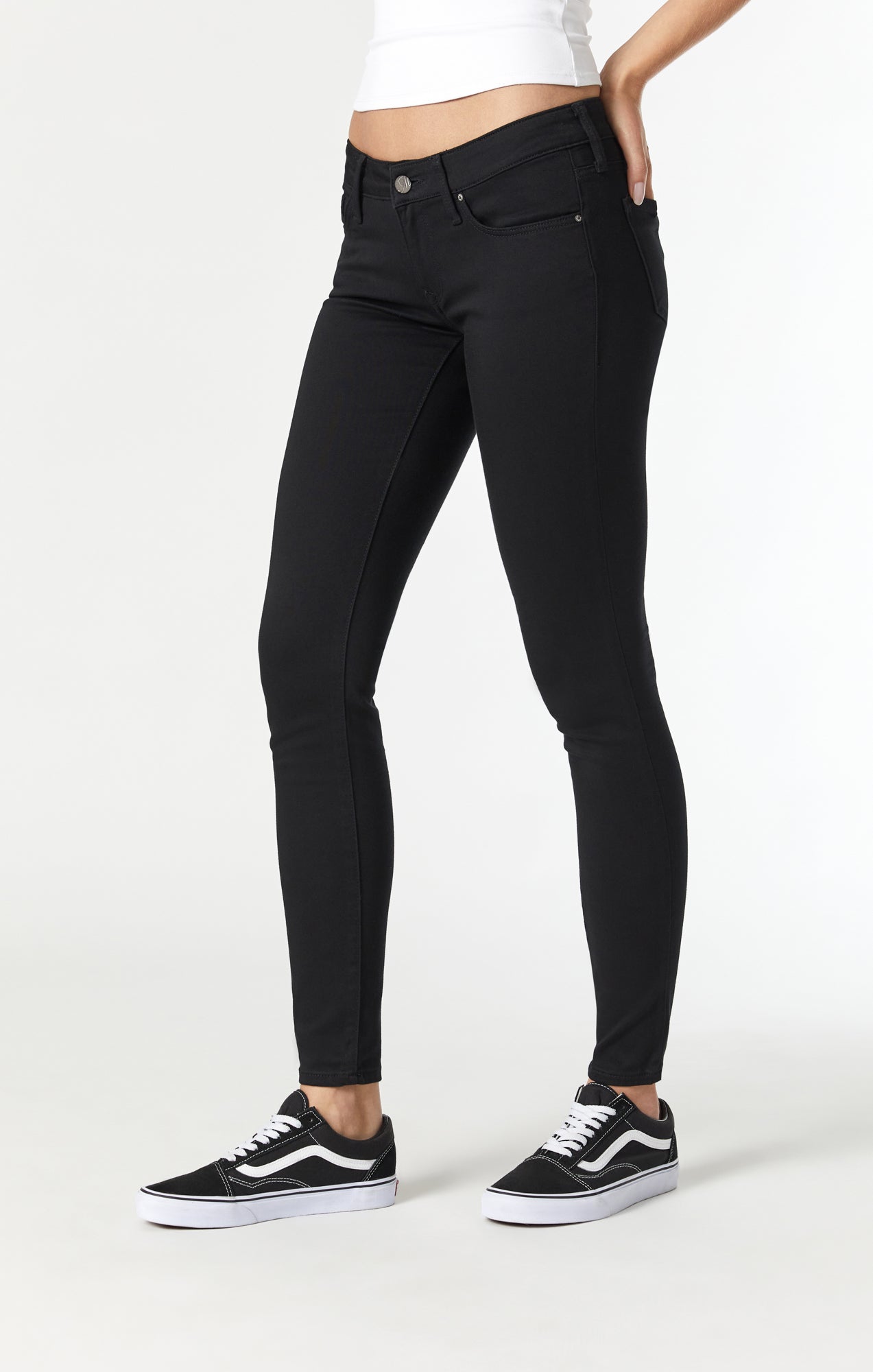 SERENA SUPER SKINNY JEANS IN JET BLACK - Mavi Jeans