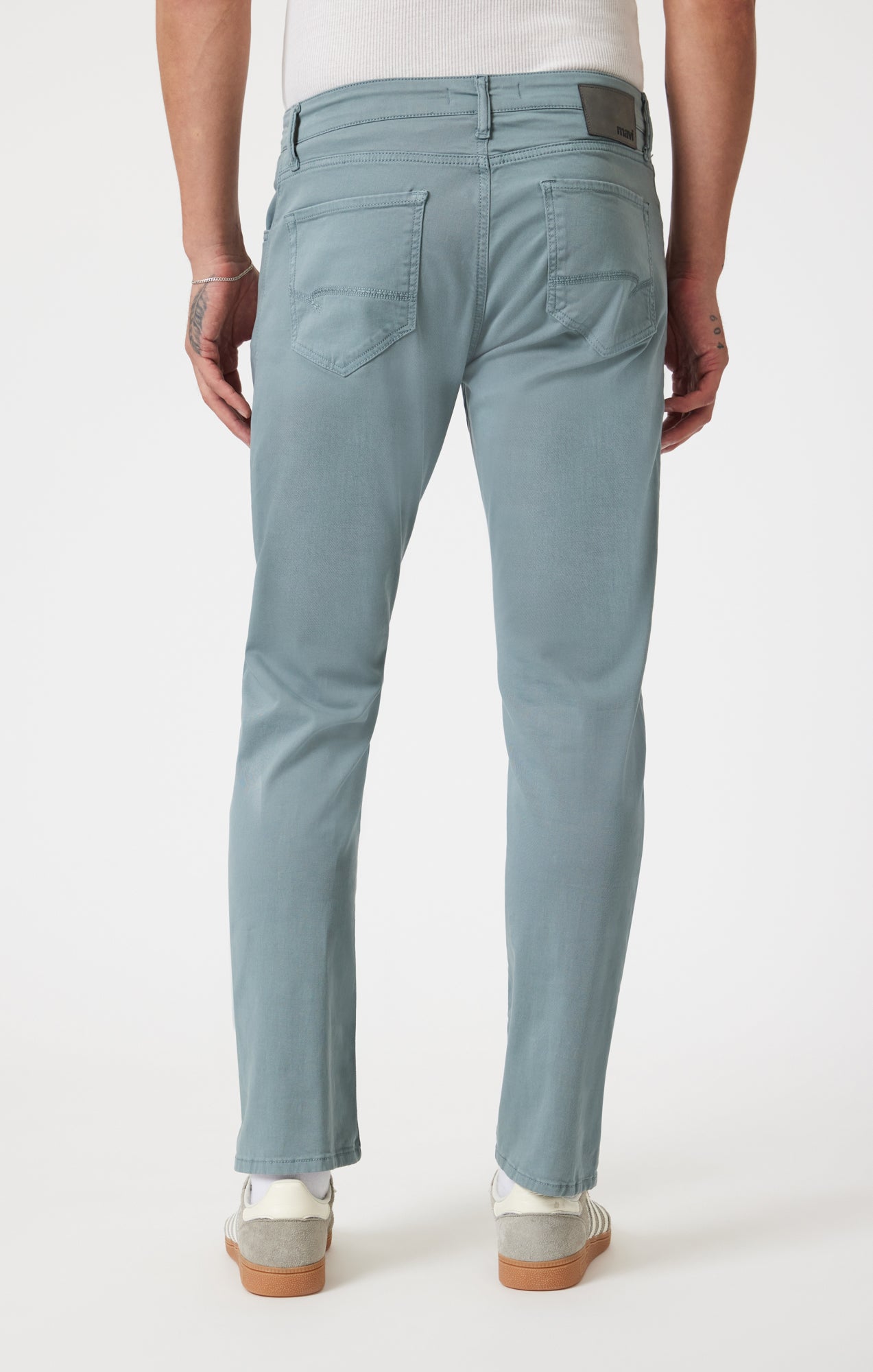 MARCUS SLIM STRAIGHT LEG IN BLUE CASUAL TWILL - Mavi Jeans