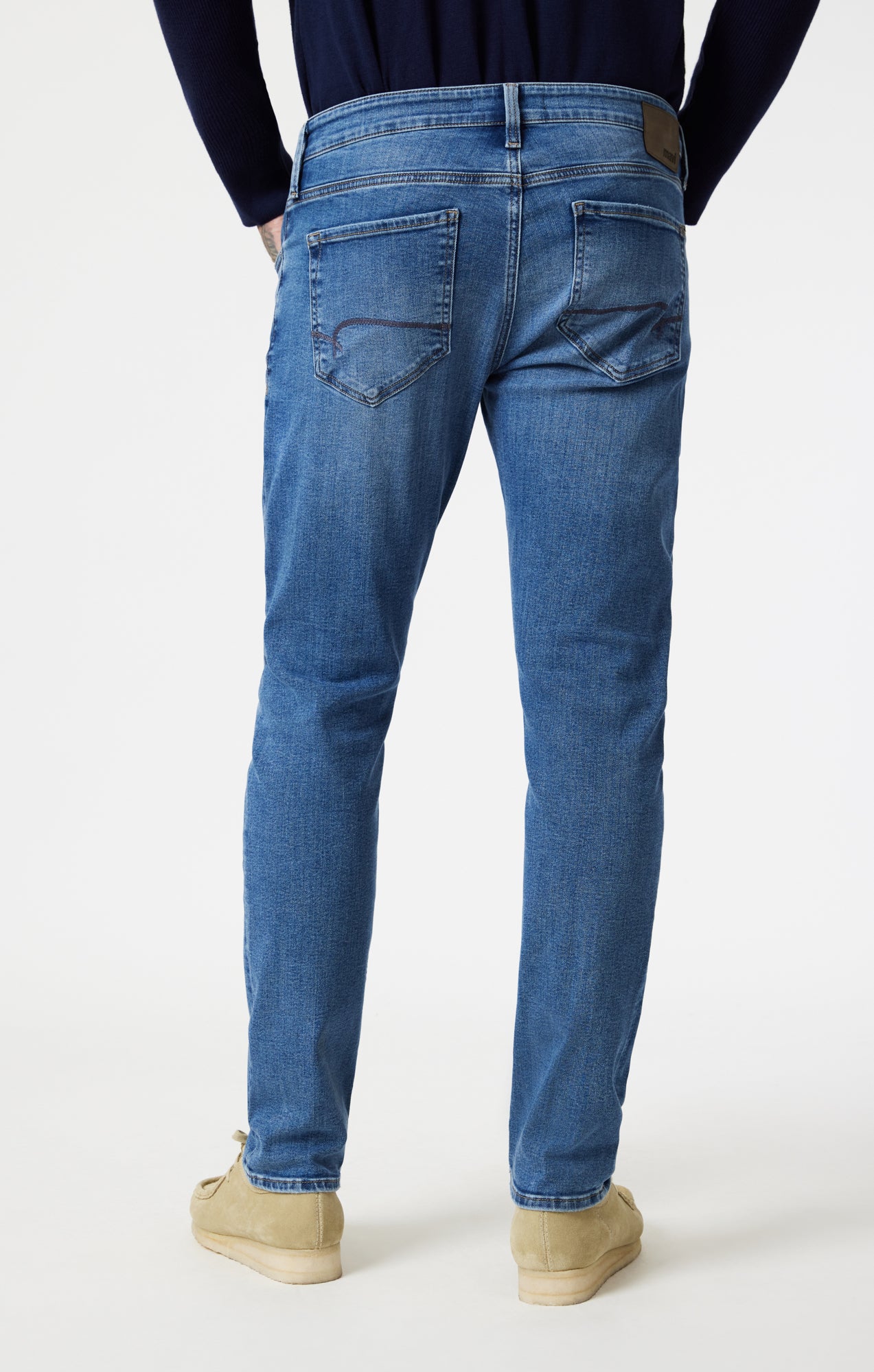 JAKE SLIM LEG IN MID BRUSHED NASHVILLE - Mavi Jeans