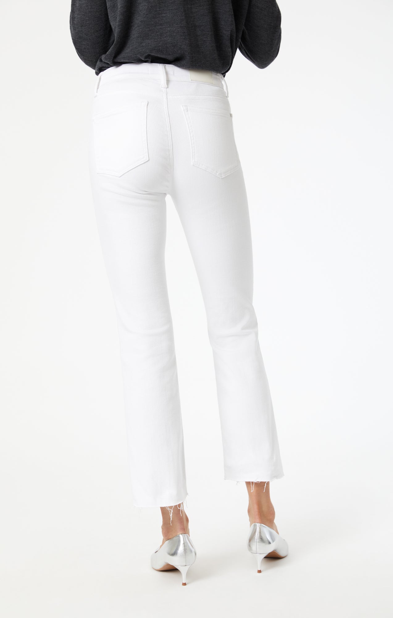 ANIKA CROP FLARE IN WHITE LA BLUE - Mavi Jeans