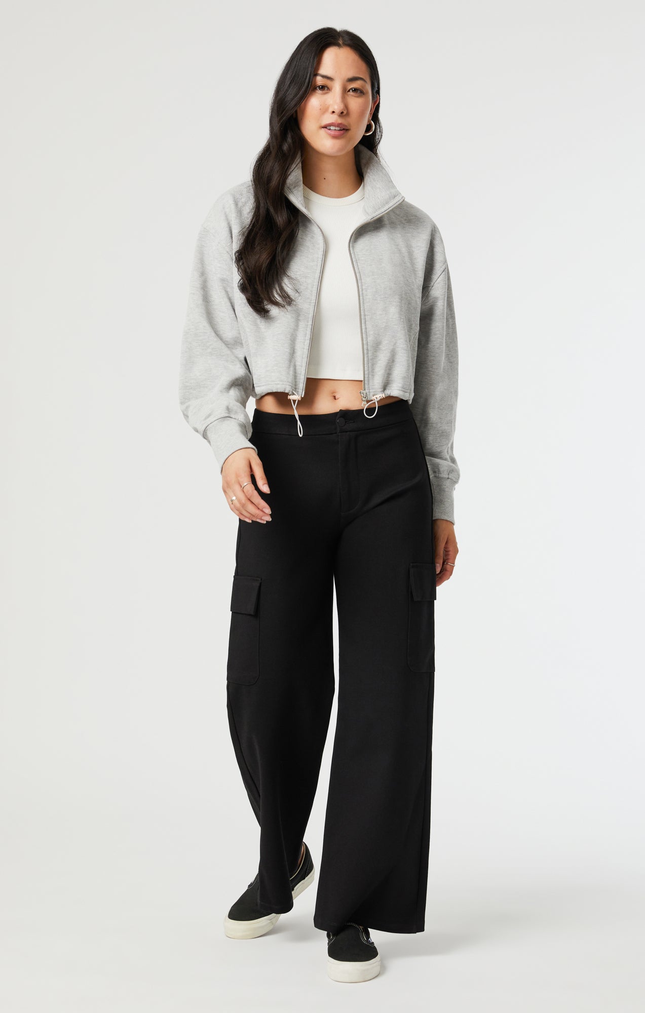 SHIRA CARGO IN BLACK MOVE STRETCH - Mavi Jeans