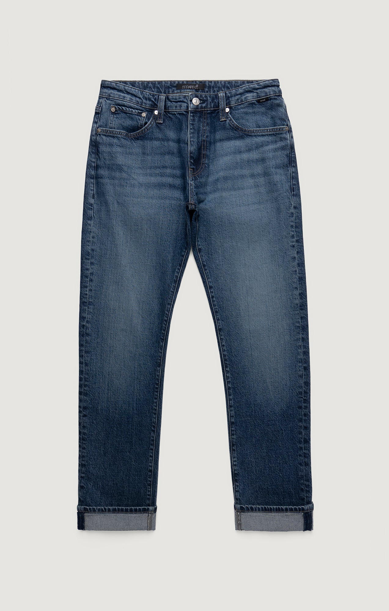 MARCUS SLIM STRAIGHT LEG IN MID CLASSIC BLUE - Mavi Jeans