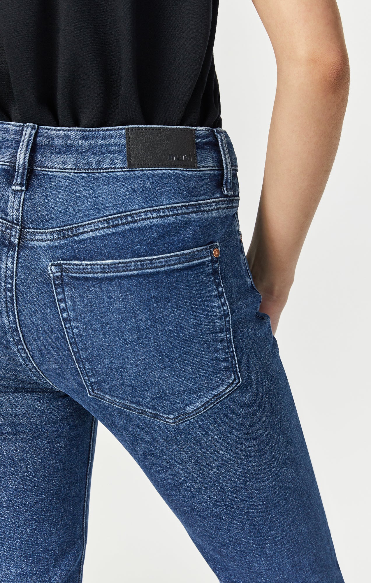 MARIA FLARE JEANS IN MID FLEX BLUE - Mavi Jeans