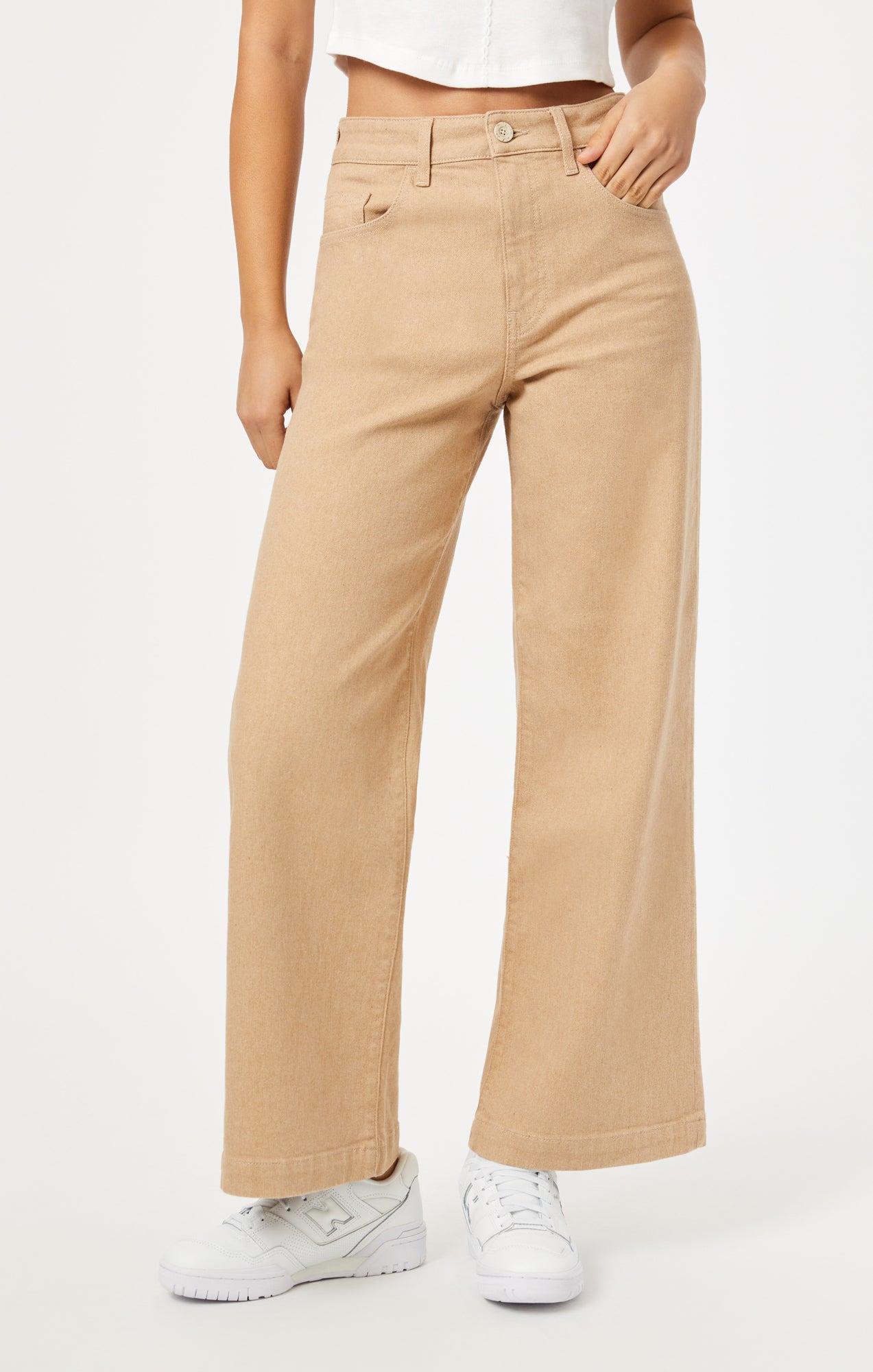 PALOMA WIDE LEG IN NATURAL SAND DENIM - Mavi Jeans