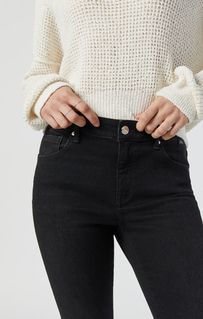 ALISSA SUPER SKINNY JEANS IN BLACK FEATHER BLUE - Mavi Jeans