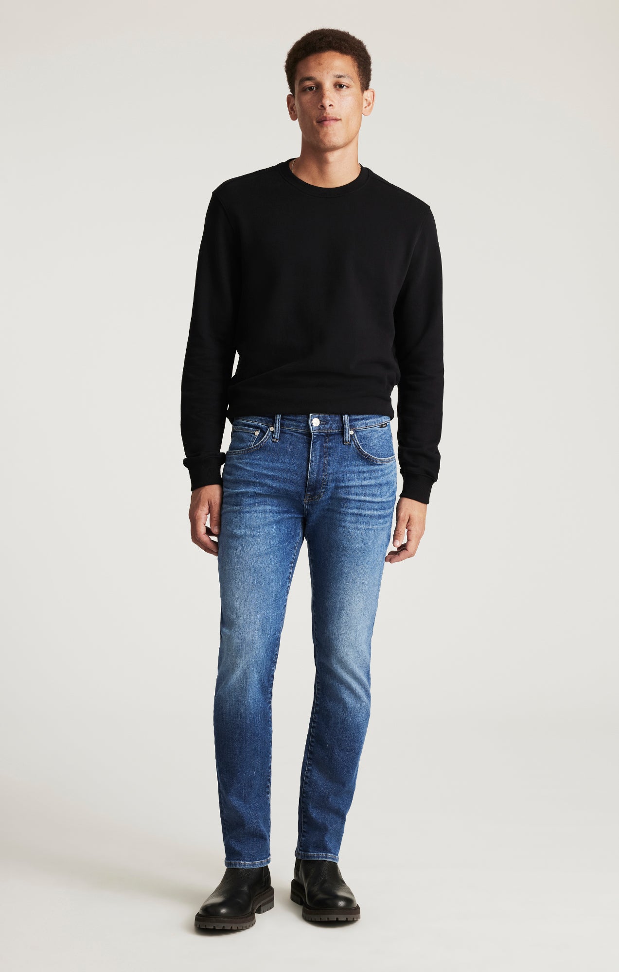 MARCUS SLIM STRAIGHT LEG IN MID BRUSHED CLASSIC VINTAGE - Mavi Jeans