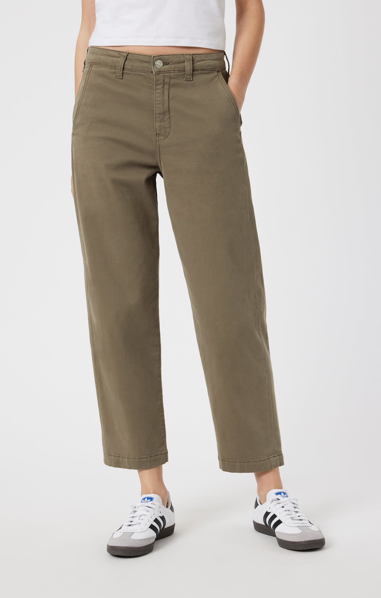 LAUREN STRAIGHT CHINO IN DUSKY CASUAL TWILL - Mavi Jeans