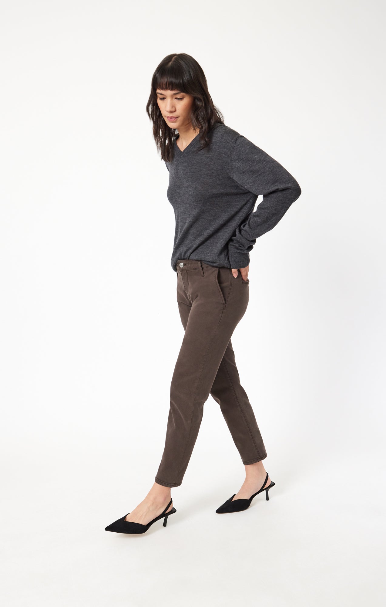 BROOKE SLIM CHINO IN OAK LUXE TWILL - Mavi Jeans