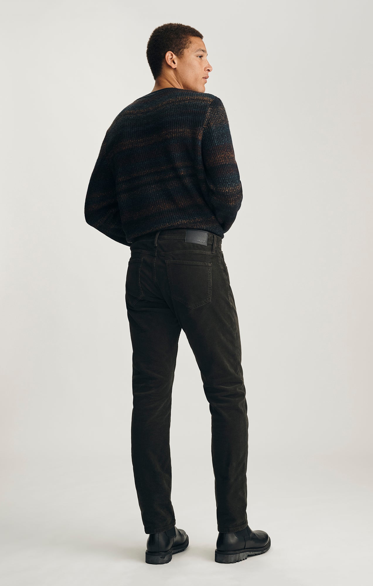 MARCUS SLIM STRAIGHT LEG IN SEAWEED CORD