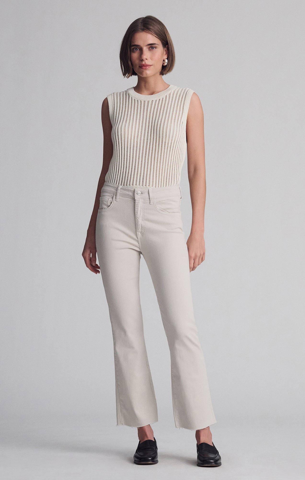 ANIKA CROPPED FLARE IN FROST FLEX BLUE - Mavi Jeans