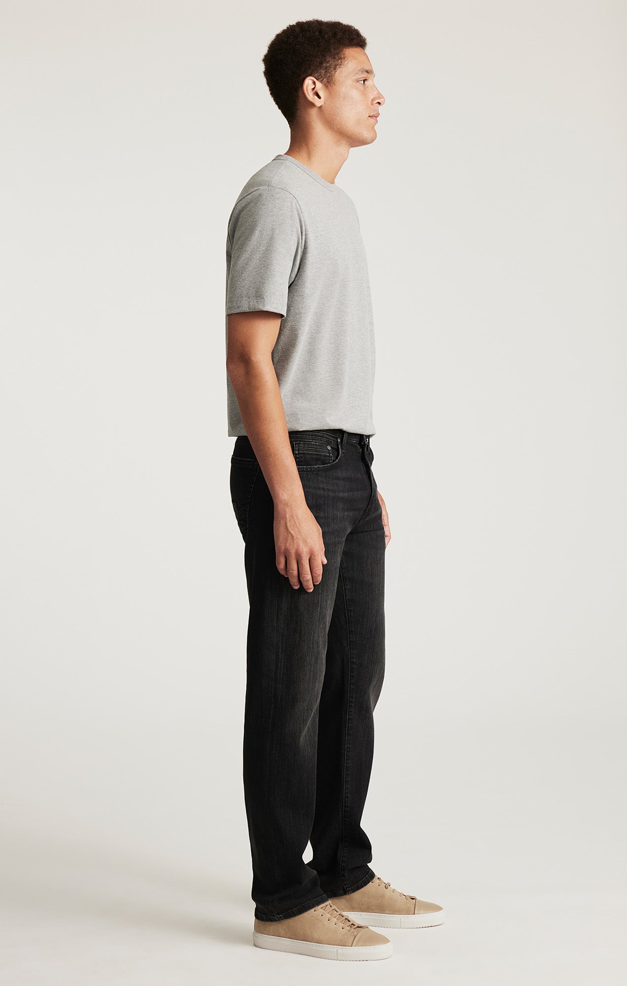 ZACH STRAIGHT LEG IN SMOKE WILLIAMSBURG - Mavi Jeans