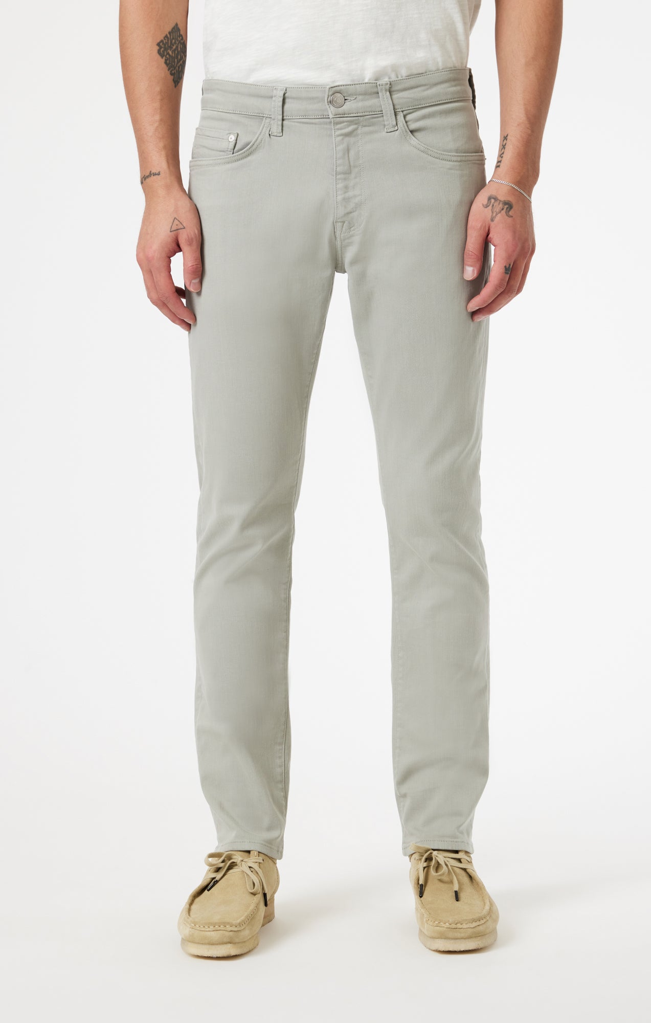 MARCUS SLIM STRAIGHT LEG IN LIGHT SAGE SUPERMOVE - Mavi Jeans