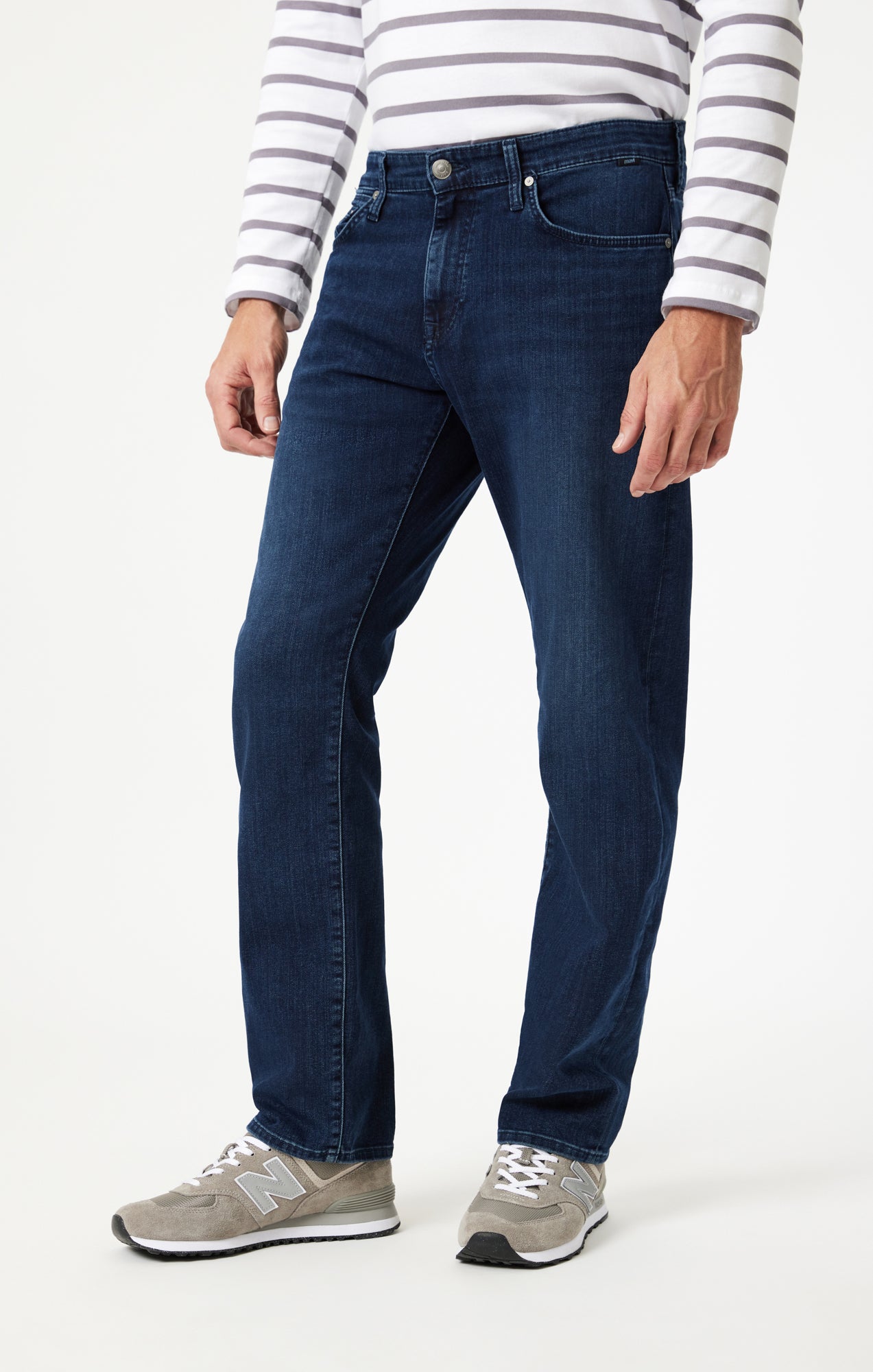 ZACH STRAIGHT LEG IN INK BRUSHED WILLIAMSBURG - Mavi Jeans