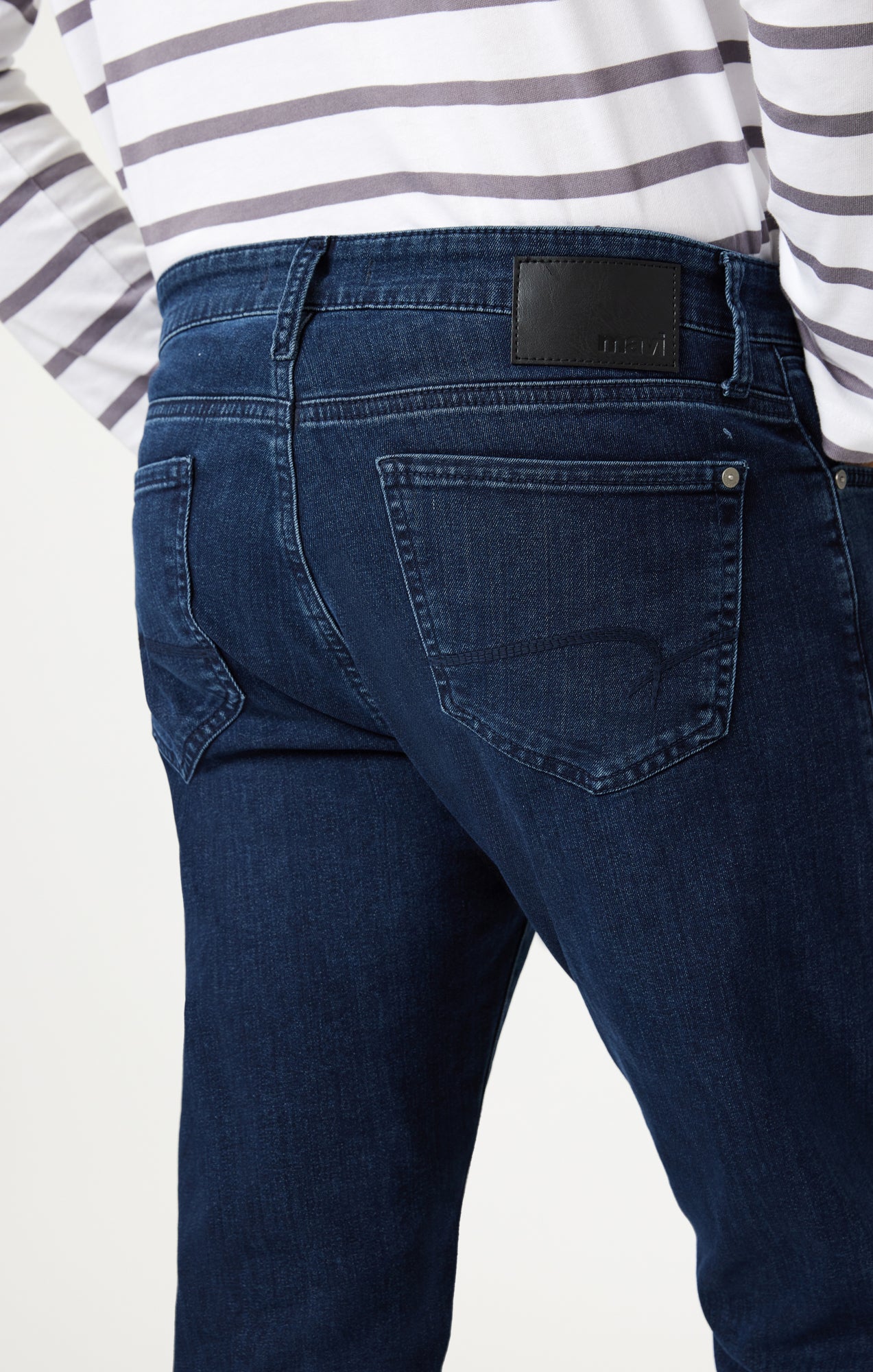 ZACH STRAIGHT LEG IN INK BRUSHED WILLIAMSBURG - Mavi Jeans