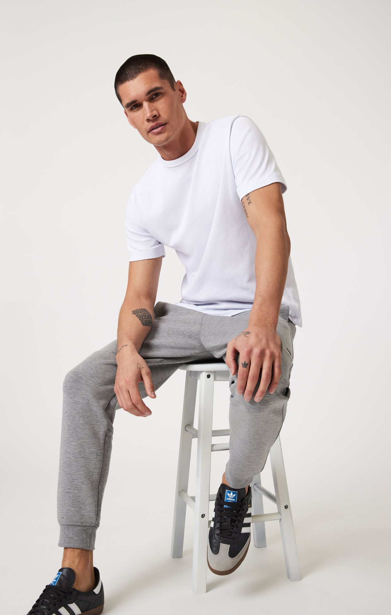 SWEATPANTS IN GREY MELANGE - Mavi Jeans