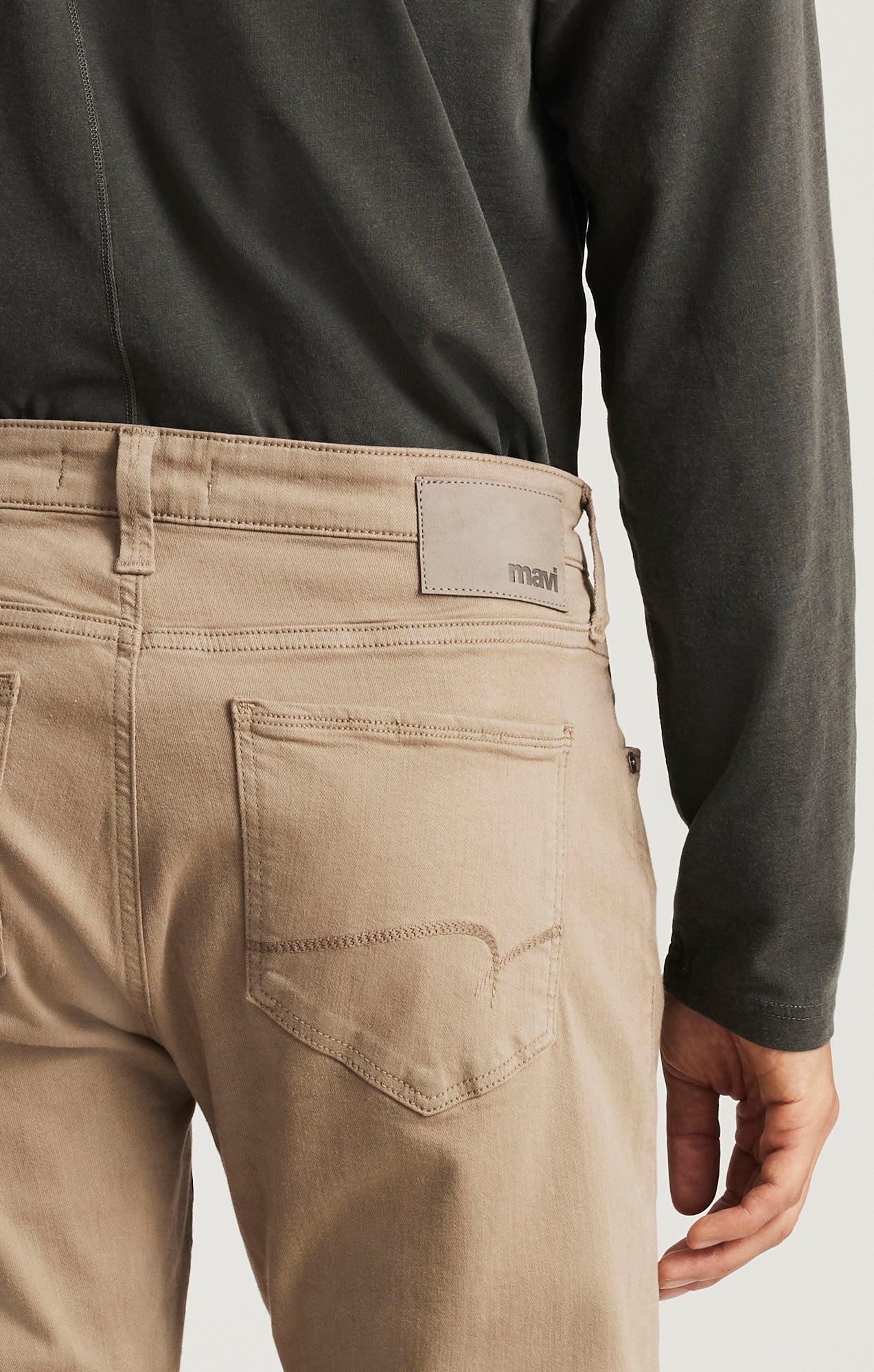 MARCUS SLIM STRAIGHT LEG IN BRINDLE SUPERMOVE - Mavi Jeans