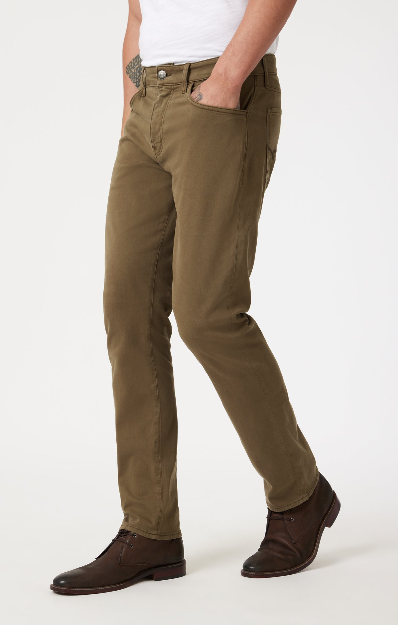 MARCUS SLIM STRAIGHT LEG IN JUNIPER CASUAL TWILL - Mavi Jeans