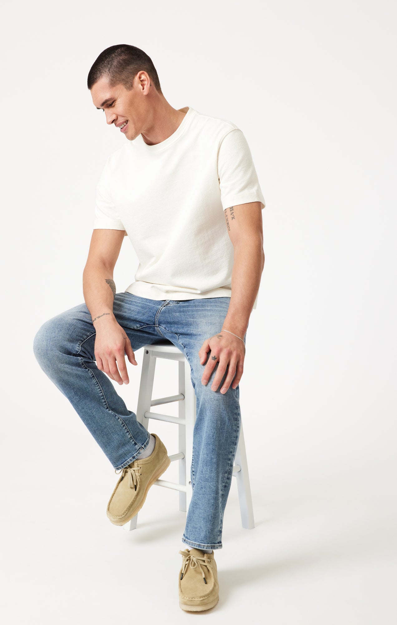 ZACH STRAIGHT LEG IN MID USED WILLIAMSBURG - Mavi Jeans