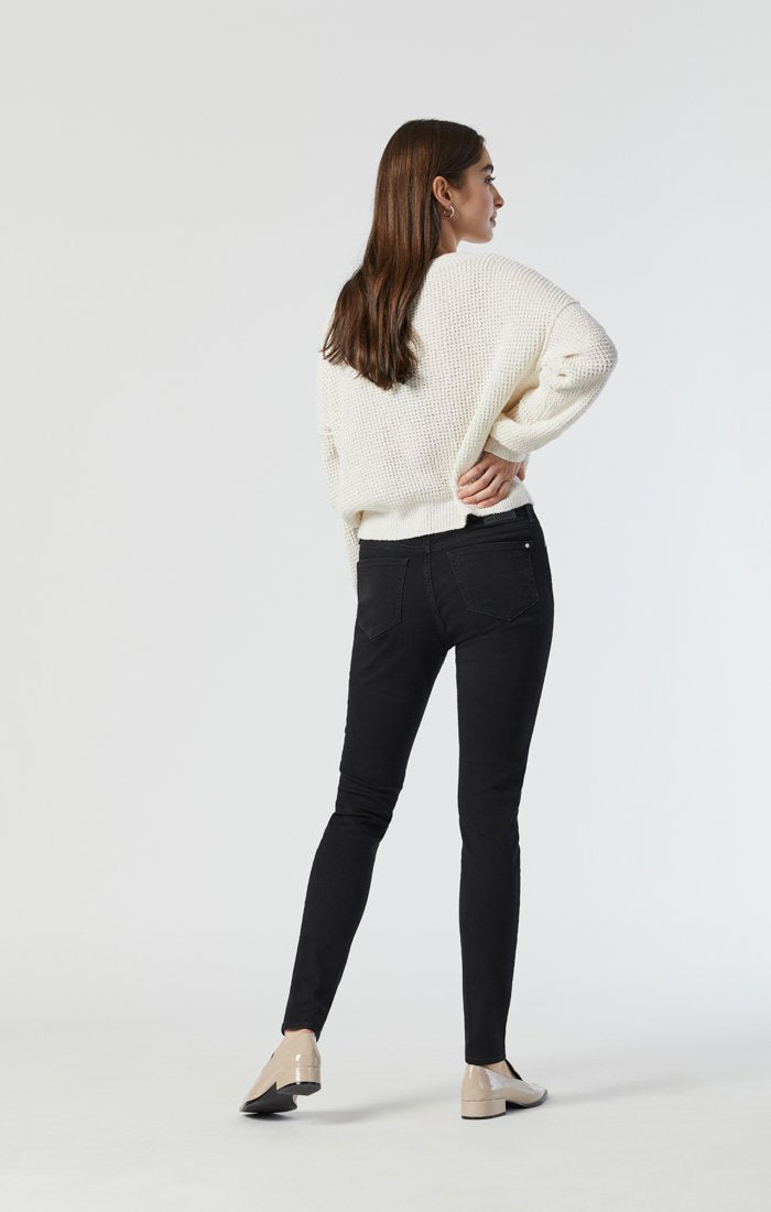 ALISSA SUPER SKINNY JEANS IN BLACK FEATHER BLUE - Mavi Jeans