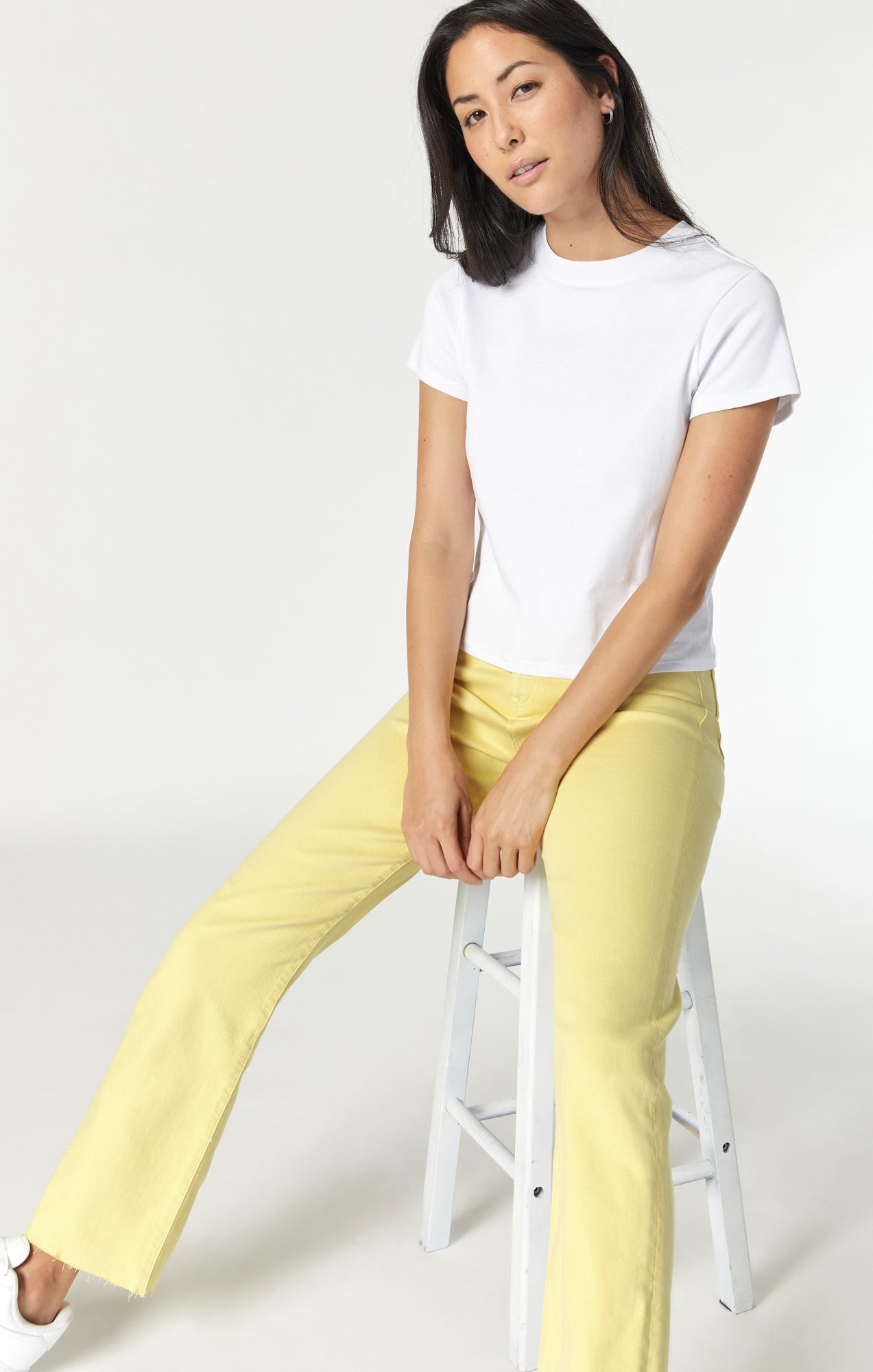 BARCELONA WIDE LEG IN LEMON GRASS LA BLUE - Mavi Jeans