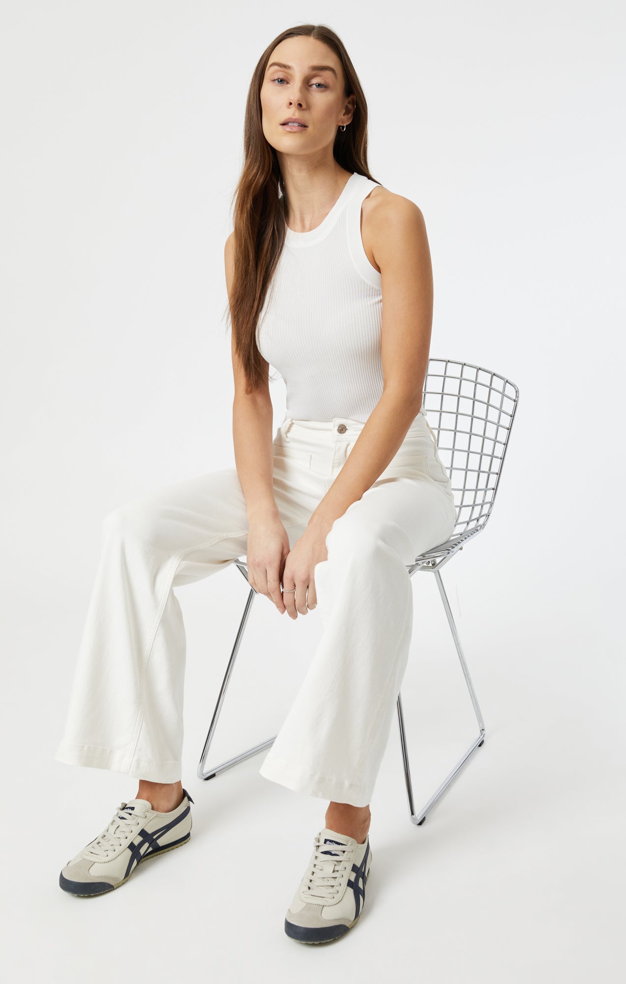 PALOMA MARINE WIDE LEG IN WHITE LA BLUE - Mavi Jeans