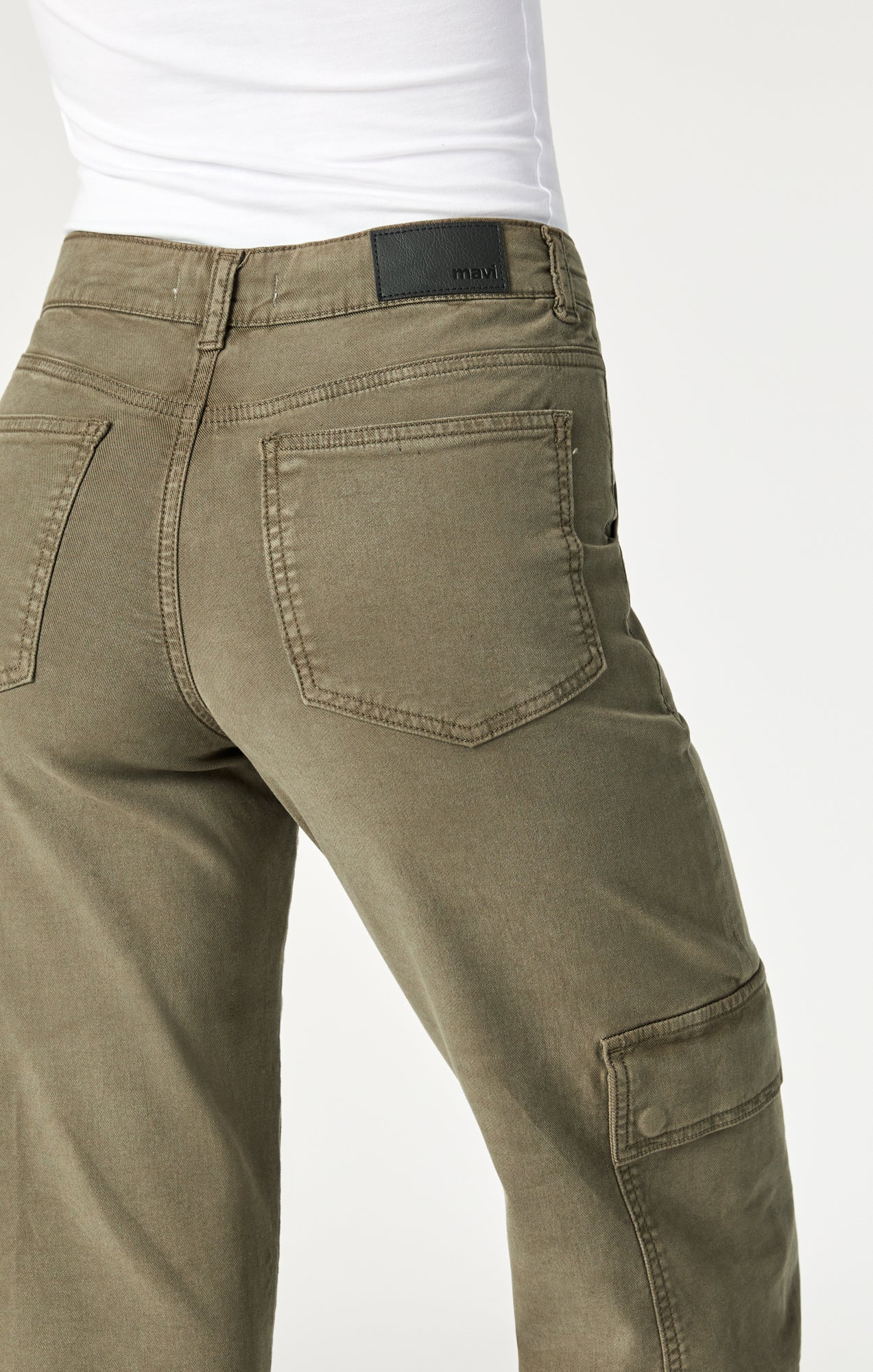 ALVA STRAIGHT CARGO IN CAPERS LUXE TWILL - Mavi Jeans