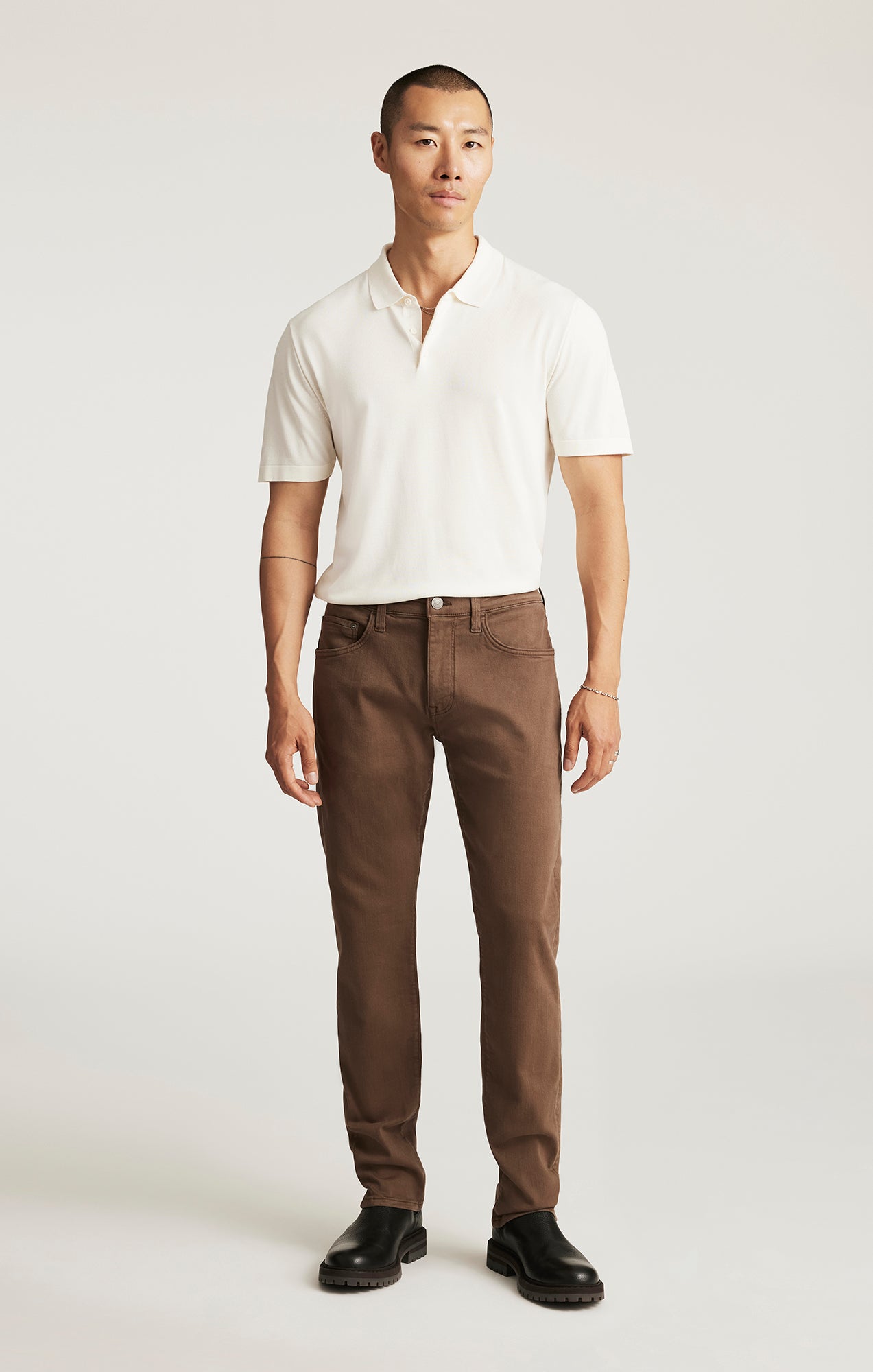 MARCUS SLIM STRAIGHT LEG IN MOCHA SUPERMOVE - Mavi Jeans