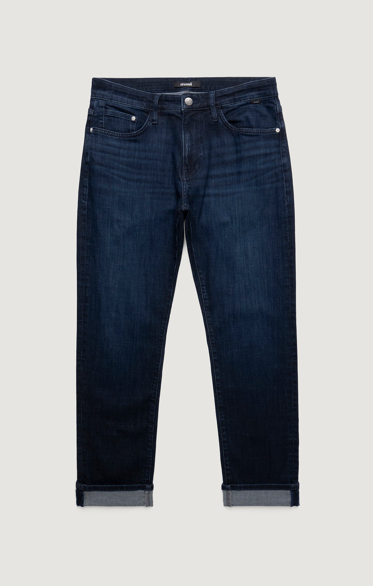 MARCUS SLIM STRAIGHT LEG IN DEEP BRUSHED FEATHER BLUE - Mavi Jeans