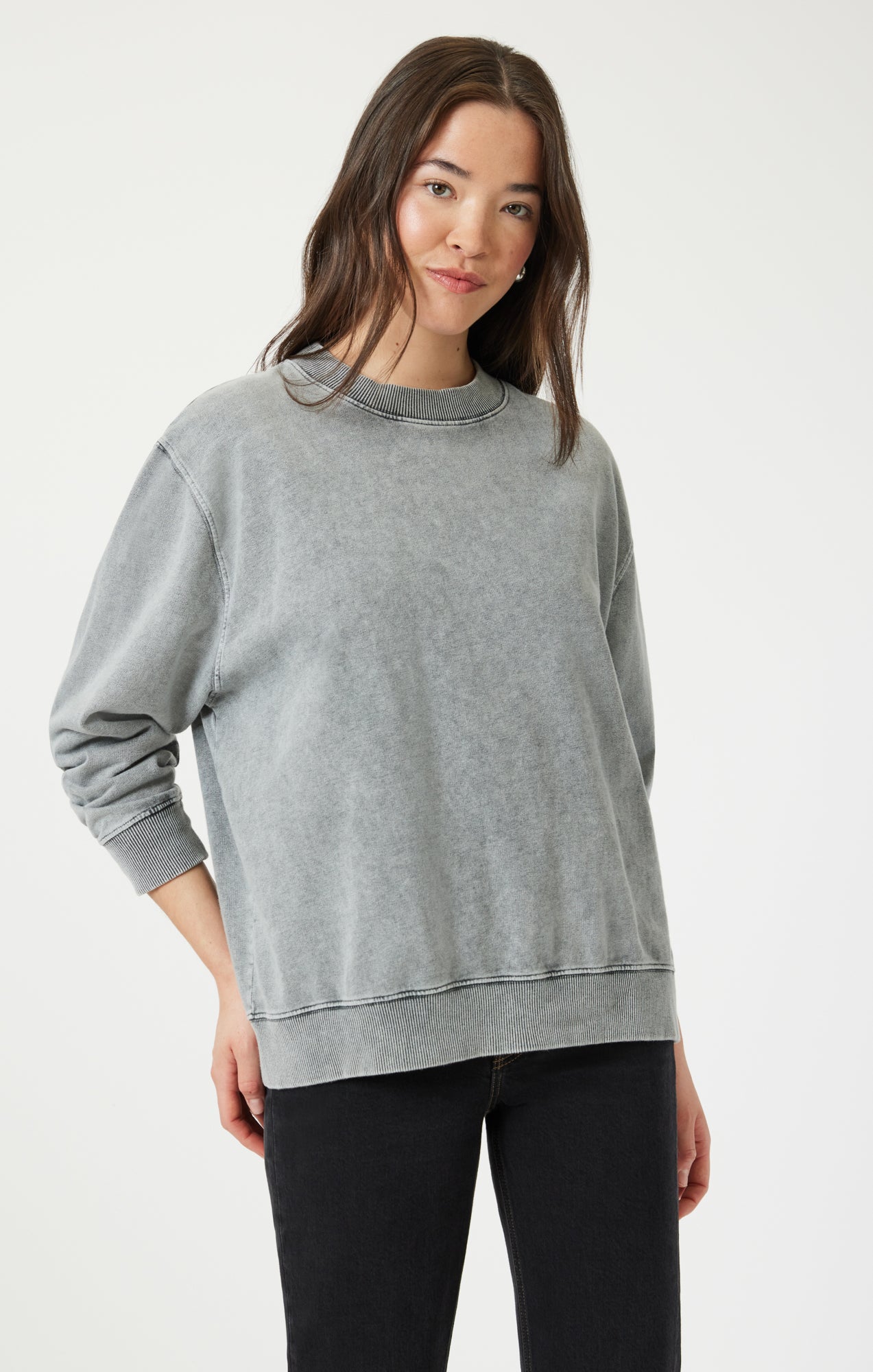 Gray sweatshirt womens online