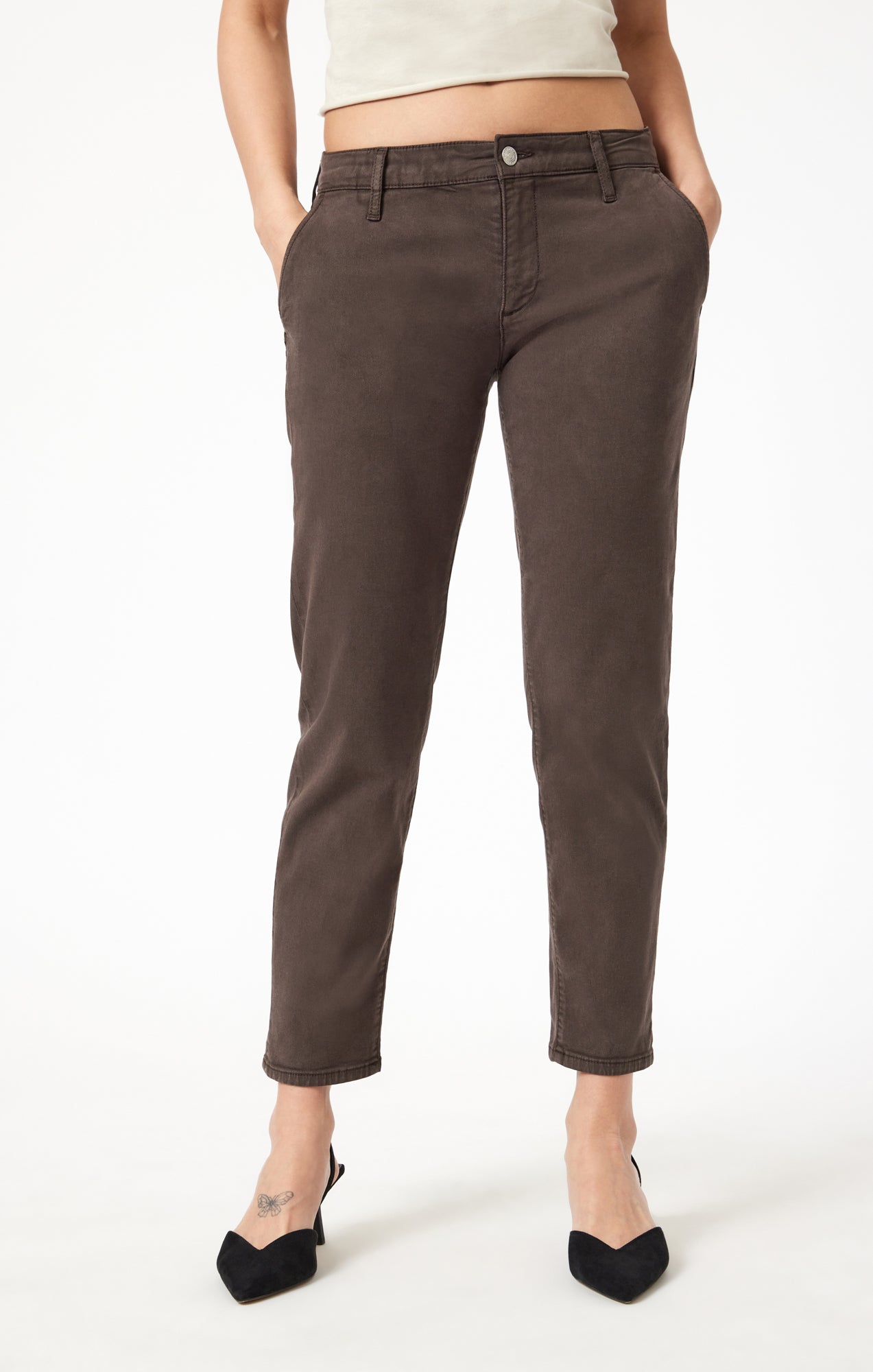 BROOKE SLIM CHINO IN OAK LUXE TWILL - Mavi Jeans