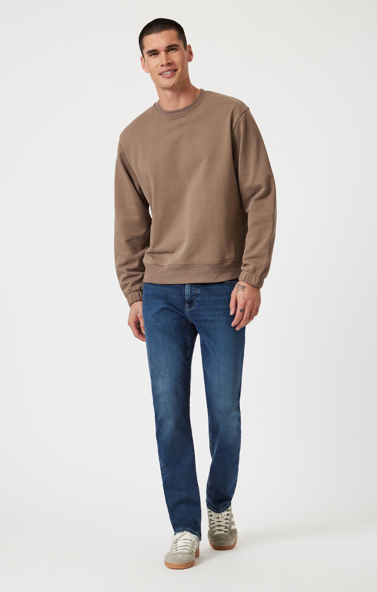ZACH STRAIGHT LEG IN DEEP USED SUPERMOVE - Mavi Jeans
