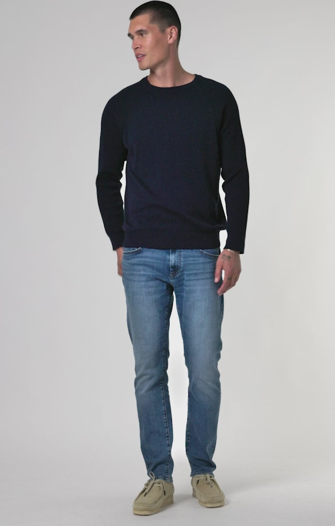 JAKE SLIM LEG IN MID BRUSHED NASHVILLE - Mavi Jeans
