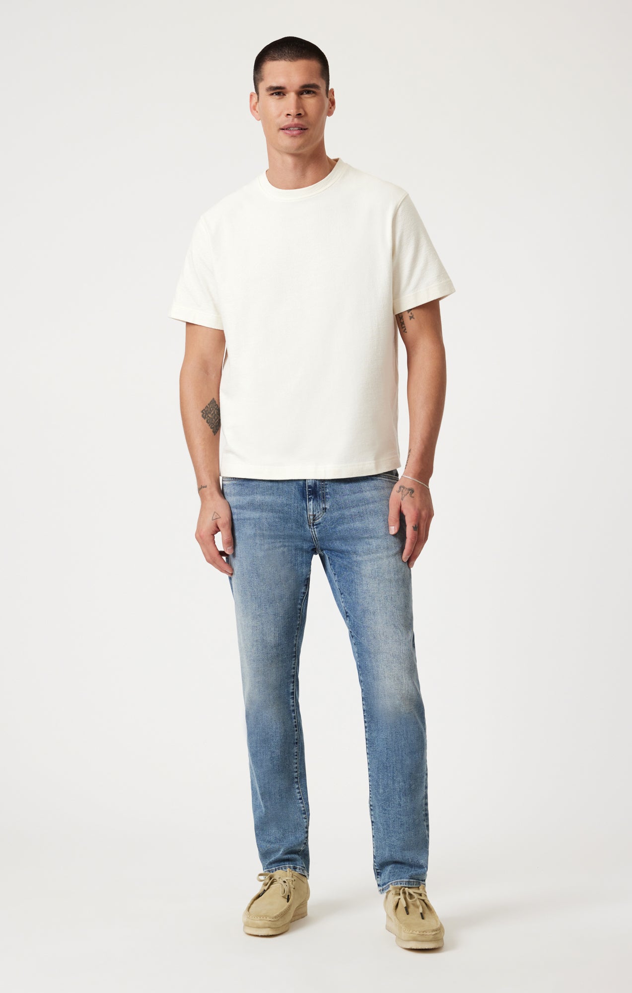 ZACH STRAIGHT LEG IN MID USED WILLIAMSBURG - Mavi Jeans