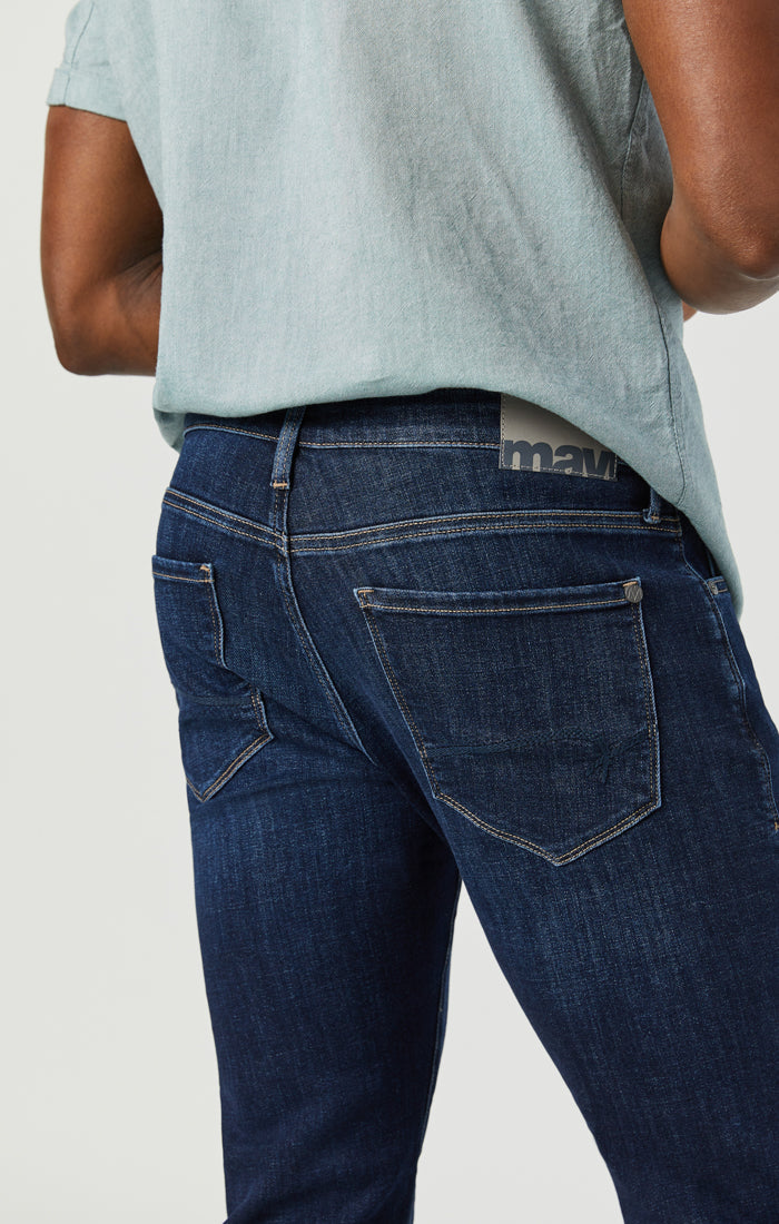 MARCUS SLIM STRAIGHT LEG JEANS IN DEEP FEATHER BLUE - Mavi Jeans
