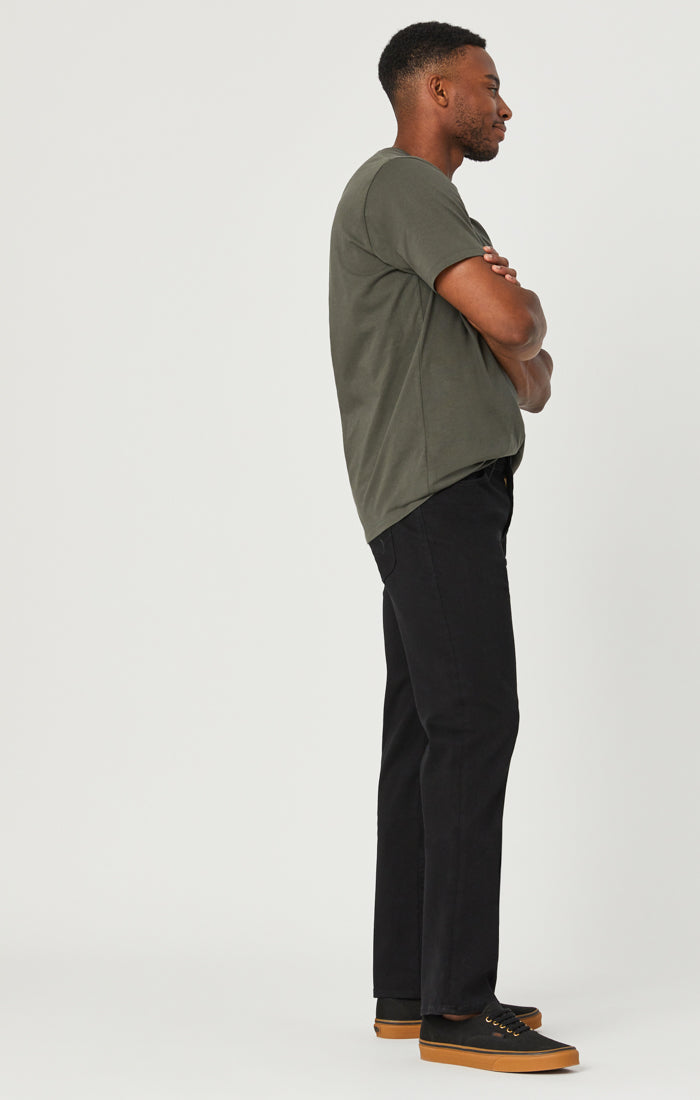 ZACH STRAIGHT LEG JEANS IN DOUBLE BLACK SUPERMOVE - Mavi Jeans