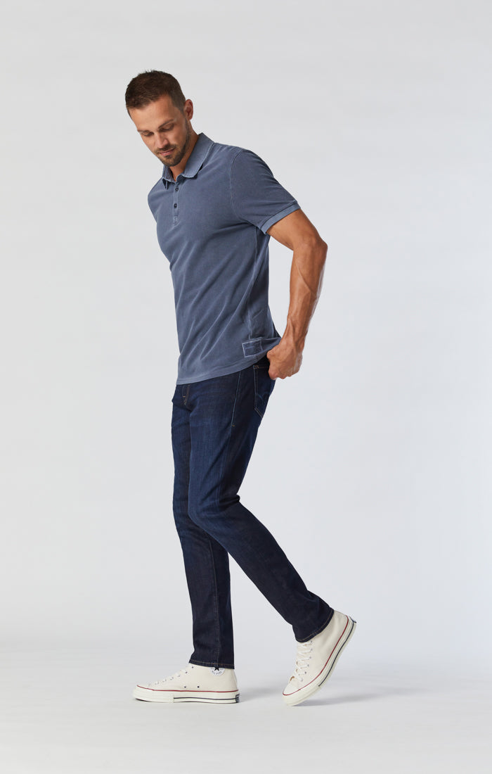 JAKE SLIM LEG IN RINSE BRUSHED WILLIAMSBURG - Mavi Jeans