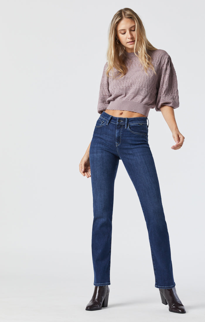 KENDRA STRAIGHT LEG IN DARK BLUE SUPERSOFT - Mavi Jeans