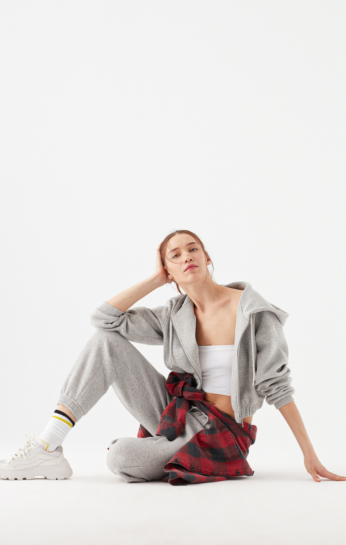 SWEATPANTS IN GREY MELANGE - Mavi Jeans