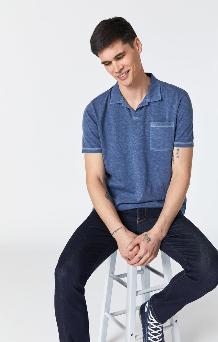 JAKE SLIM LEG JEANS IN RINSE SUPERMOVE - Mavi Jeans