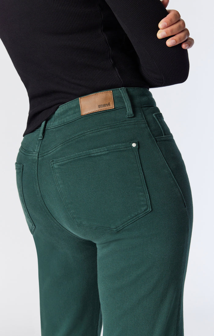 BARCELONA WIDE LEG IN GREEN FLEX BLUE - Mavi Jeans