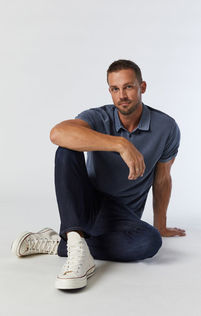 JAKE SLIM LEG IN RINSE BRUSHED WILLIAMSBURG - Mavi Jeans