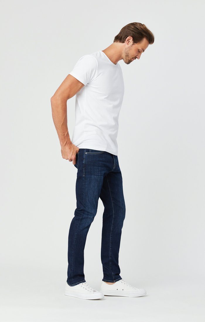 JAKE SLIM LEG JEANS IN DEEP FEATHER BLUE - Mavi Jeans