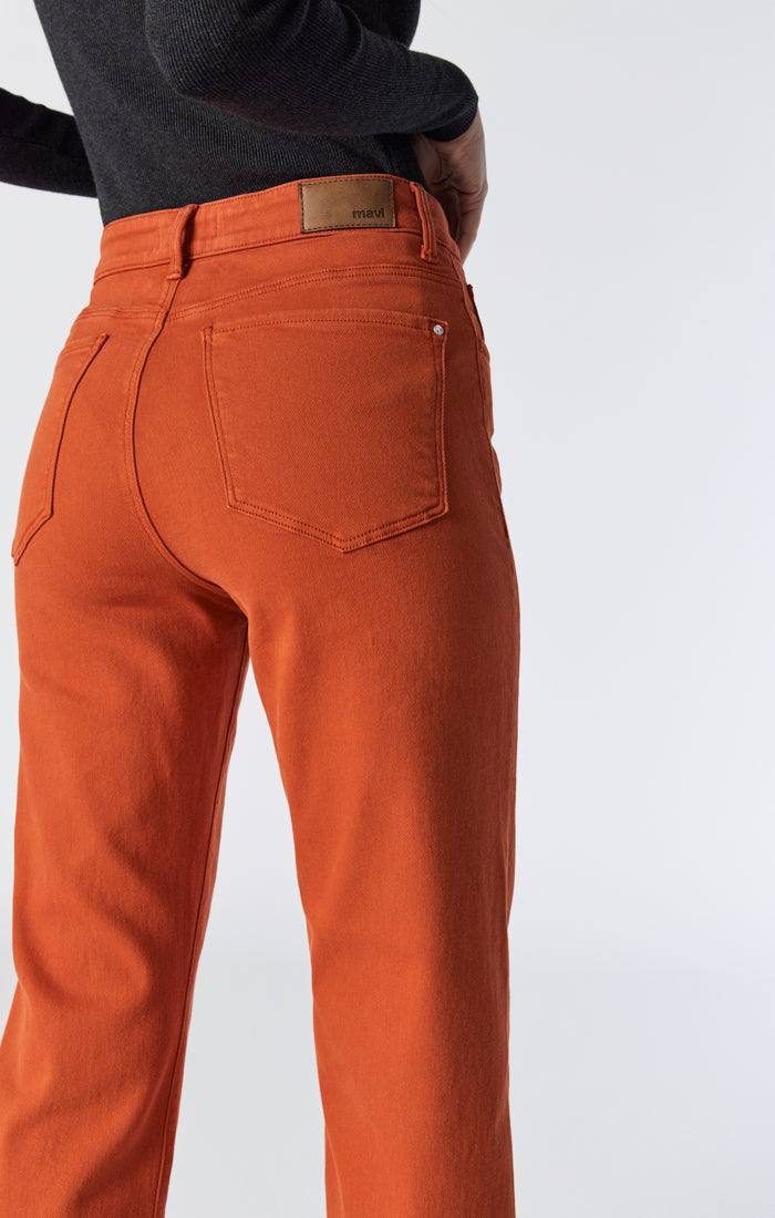 BARCELONA WIDE LEG IN ORANGE FLEX BLUE - Mavi Jeans