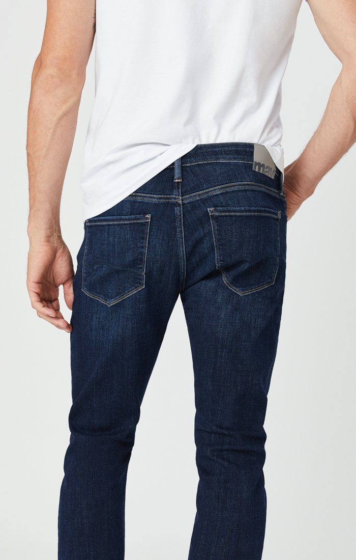 JAKE SLIM LEG JEANS IN DEEP FEATHER BLUE - Mavi Jeans
