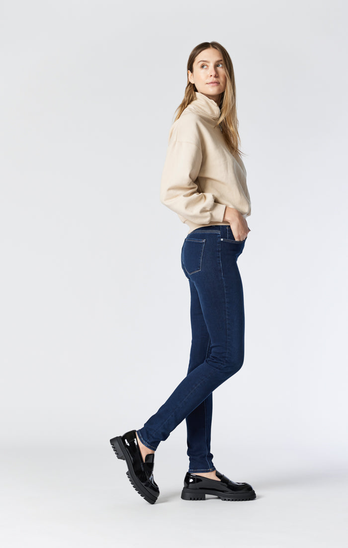 ALISSA SKINNY DEEP BRUSHED INDIGO SHAPE - Mavi Jeans