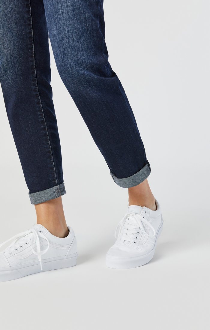 ADA BOYFRIEND JEANS IN INDIGO BRUSHED TRIBECA - Mavi Jeans