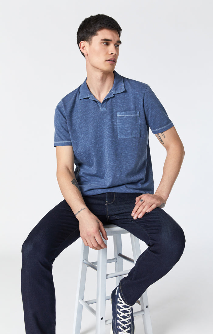 JAKE SLIM LEG JEANS IN RINSE SUPERMOVE - Mavi Jeans